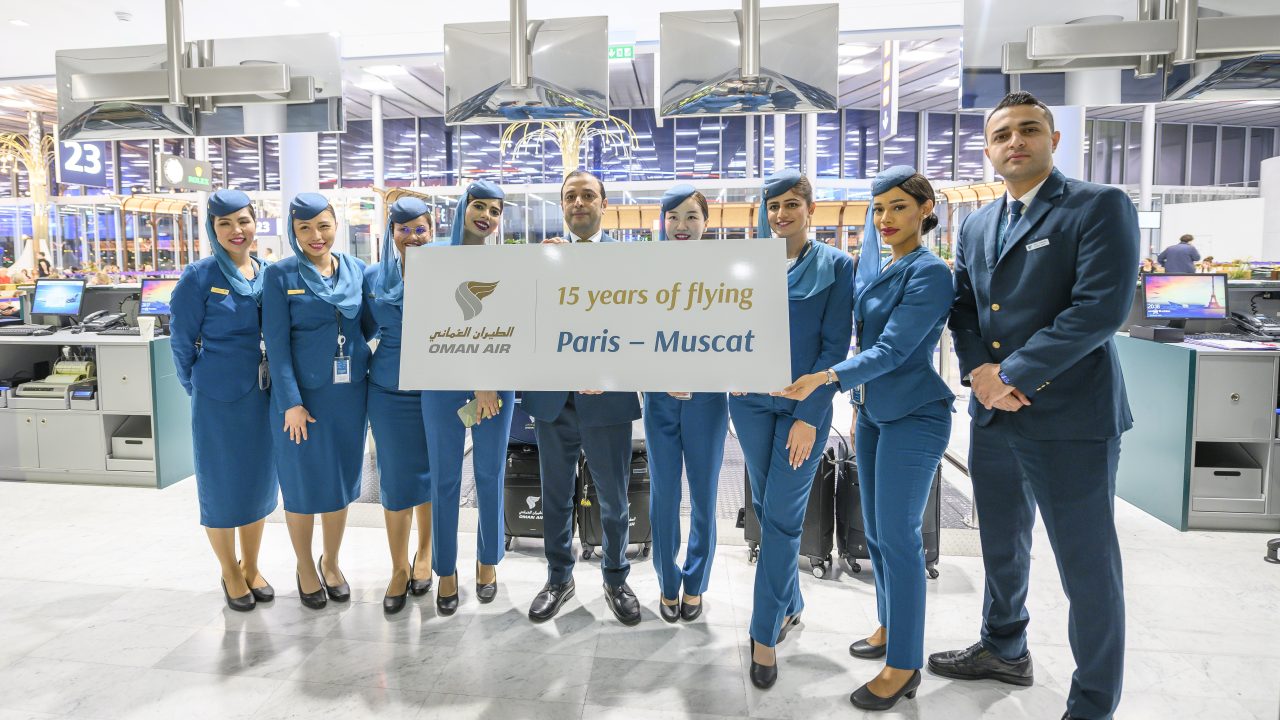 Oman Air célèbre les 15 années de la liaison Paris – Mascate