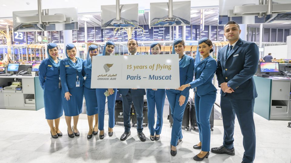 Oman Air célèbre les 15 années de la liaison Paris – Mascate